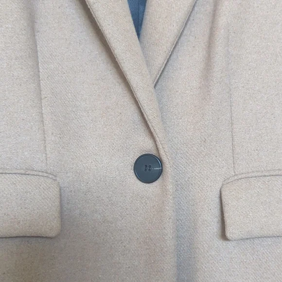 MANGO Wool Blend Coat - Picture 5 of 9